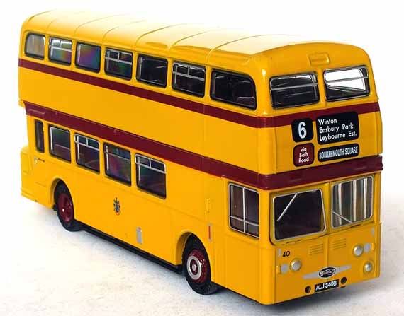 Bournemouth Daimler Fleetline MH Cars.